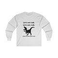 Lets Eat Kids Mens Long Sleeve Tshirt (Black Logo) - Sweet Baby Jeez Teez