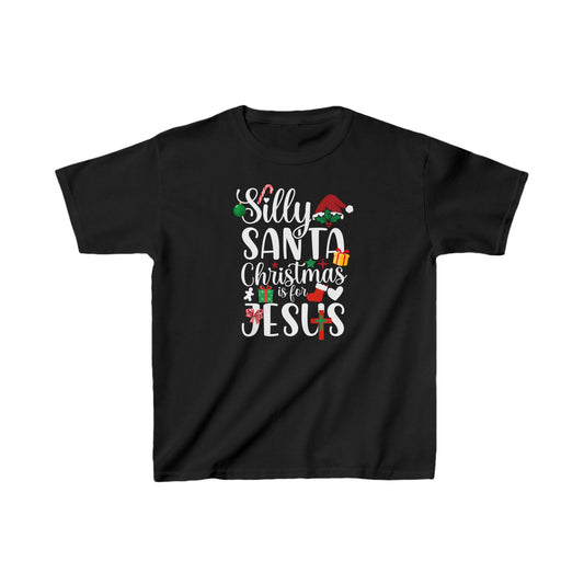 Silly Santa Kid's Tshirt (Gift Logo)