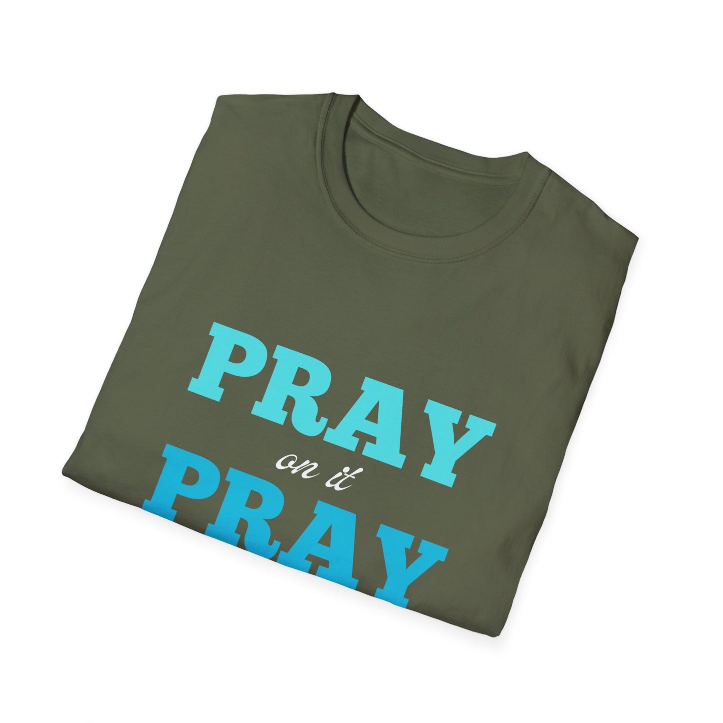 Pray On It Women's Relaxed/Plus Tshirt (Teals Logo) - Sweet Baby Jeez Teez