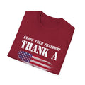 Enjoy Your Freedom Men's Tshirt (MM Flag Logo) - Sweet Baby Jeez Teez