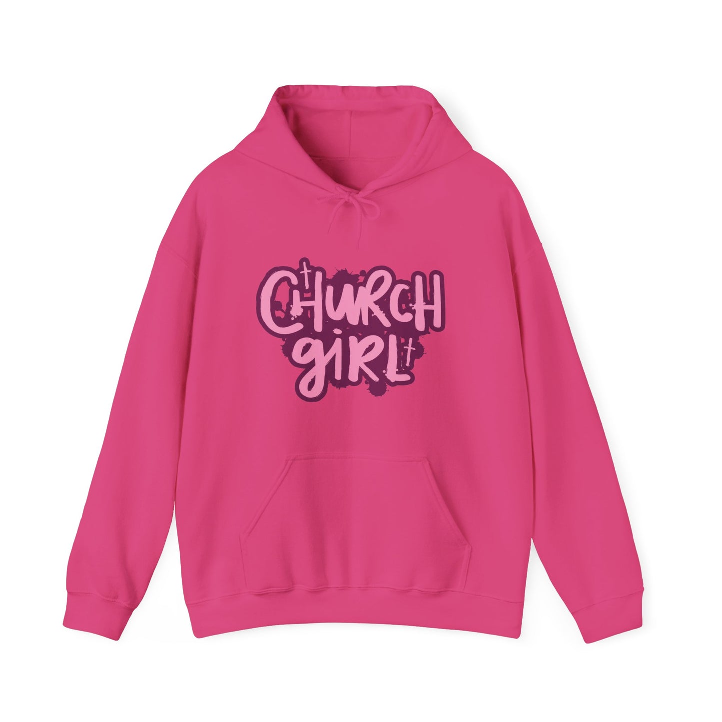 Church Girl Women's Hoodie (Pinks Logo)