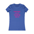 Trump/Vance Women's Fitted Tshirt (Hot Pink Logo) - Sweet Baby Jeez Teez