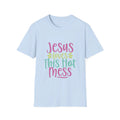 Hot Mess Womens Relaxed Tshirt (Multi Logo) - Sweet Baby Jeez Teez