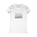 Believe Women's Fitted Tshirt (Grayscale Logo)