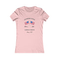 Mom's Club Women's Fitted Tshirt (Flag Logo) - Sweet Baby Jeez Teez