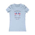 Mom's Club Women's Fitted Tshirt (Flag Logo) - Sweet Baby Jeez Teez