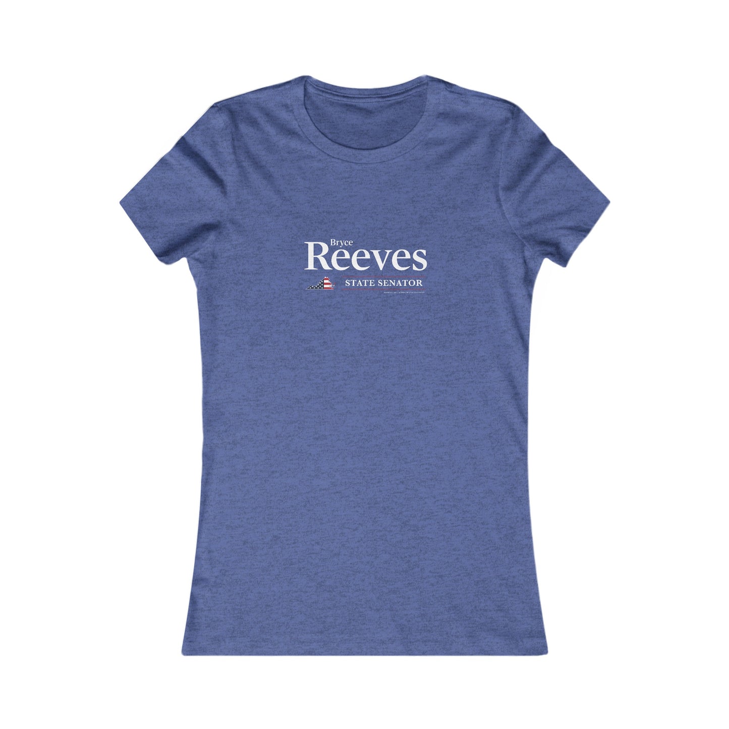 Senator Bryce Reeves Women's Fitted Tshirt (White Logo) - Sweet Baby Jeez Teez