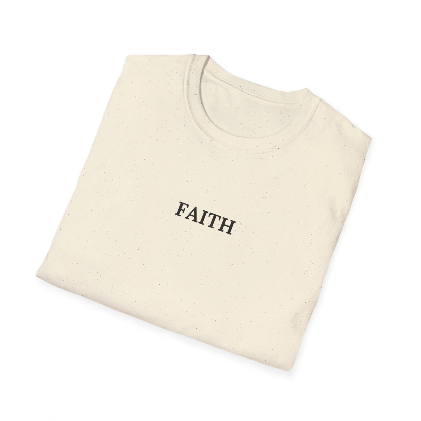 Have a Little Faith Women's Relaxed/Plus Tshirt (Black Logo)