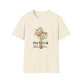 Prayer Warrior Women's Relaxed/Plus Tshirt (Lillies Logo)