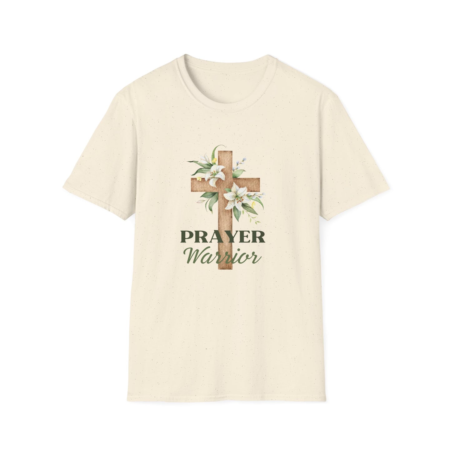 Prayer Warrior Women's Relaxed/Plus Tshirt (Lillies Logo)