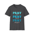 Pray On It Women's Relaxed/Plus Tshirt (Teals Logo) - Sweet Baby Jeez Teez