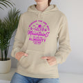 Mountains Women's Relaxed Hoodie (Hot Pink Logo) - Sweet Baby Jeez Teez