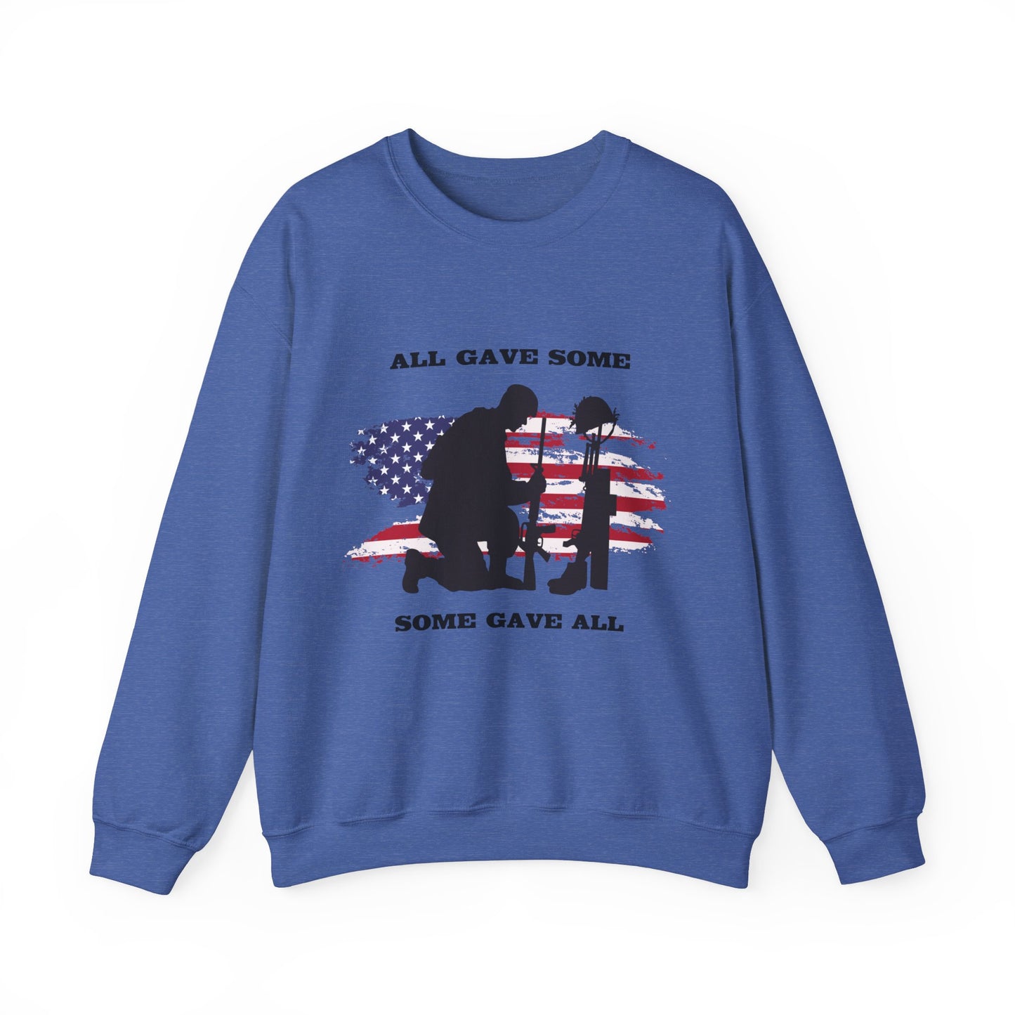 Some Gave All Women's Relaxed Sweatshirt (MM Black Logo) - Sweet Baby Jeez Teez