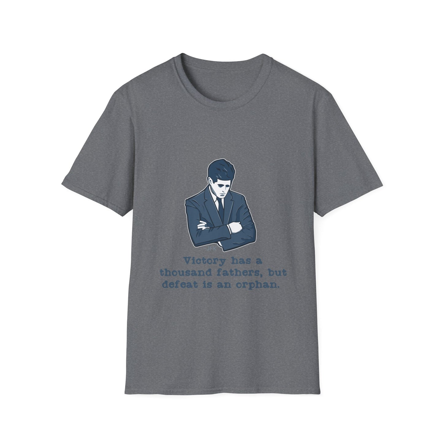 JFK Thousand Fathers Men's Tshirt (IW Blues Logo) - Sweet Baby Jeez Teez