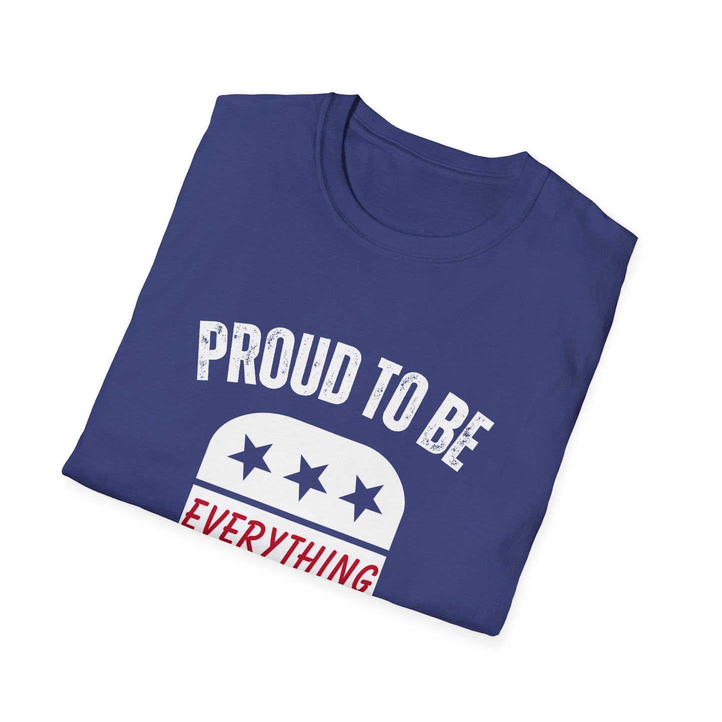 Proud to Be Men's Tshirt (White Logo)