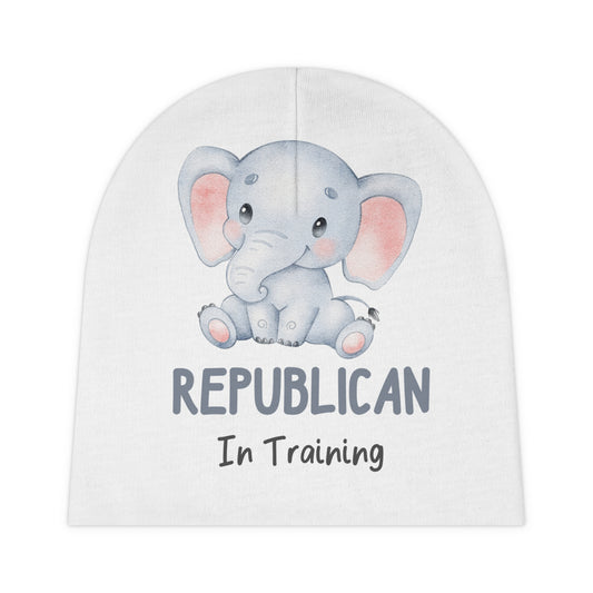 R in Training Baby Beanie (Cartoon Logo) - Sweet Baby Jeez Teez