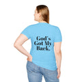 God's Got My Back Women's Relaxed/Plus Tshirt (Black Back Logo) - Sweet Baby Jeez Teez