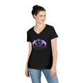 ARS Logo Ladies V-Neck Tshirt (ARS - T Lilac Logo)