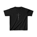 Cross Made From Faith Girl's Tshirt (White Logo) - Sweet Baby Jeez Teez