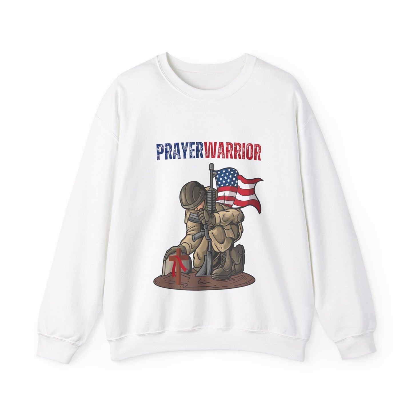 Prayer Warrior Soldier Men's Sweatshirt