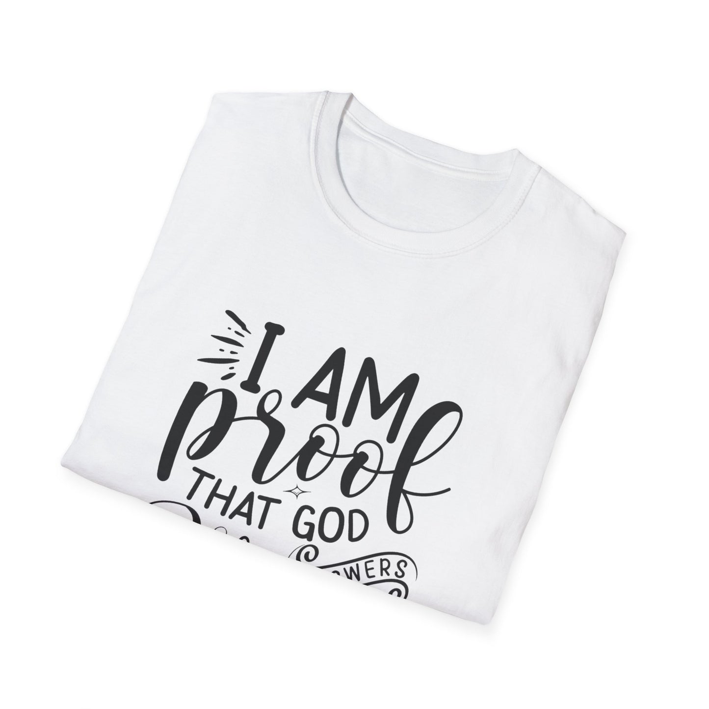 I am Proof Women's Relaxed/Plus Tshirt (Black Logo)