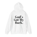 God's Got My Back Men's Hoodie (Black Logo)