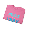 Pray On It Women's Relaxed Sweatshirt (Teals Logo) - Sweet Baby Jeez Teez