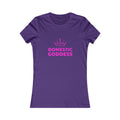 Domestic Goddess Tshirt - Purple & Fuchsia