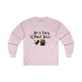 Life is Scary Women's Relaxed Long Sleeve Tshirt - Sweet Baby Jeez Teez