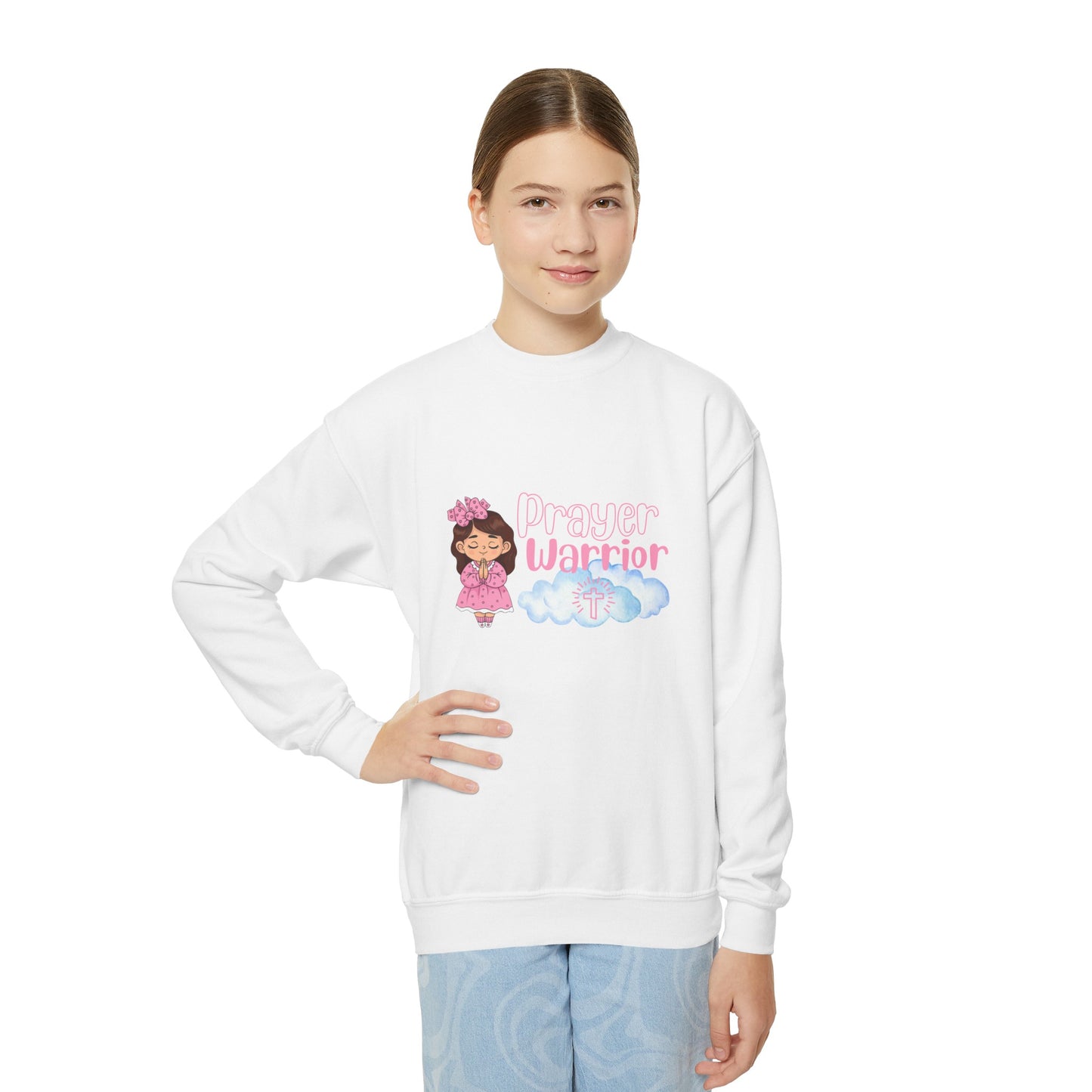 Prayer Warrior Girl's Sweatshirt