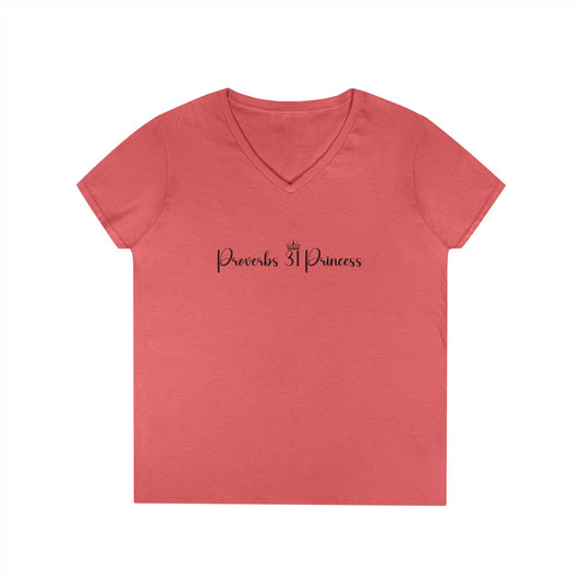 Proverbs 31 Princess Women's Semi-Fitted  V-neck Tshirt