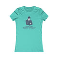 JFK Thousand Fathers Women's Fitted Tshirt (IW Blues Logo) - Sweet Baby Jeez Teez