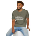 God-Fidence Men's Tshirt (White Logo)