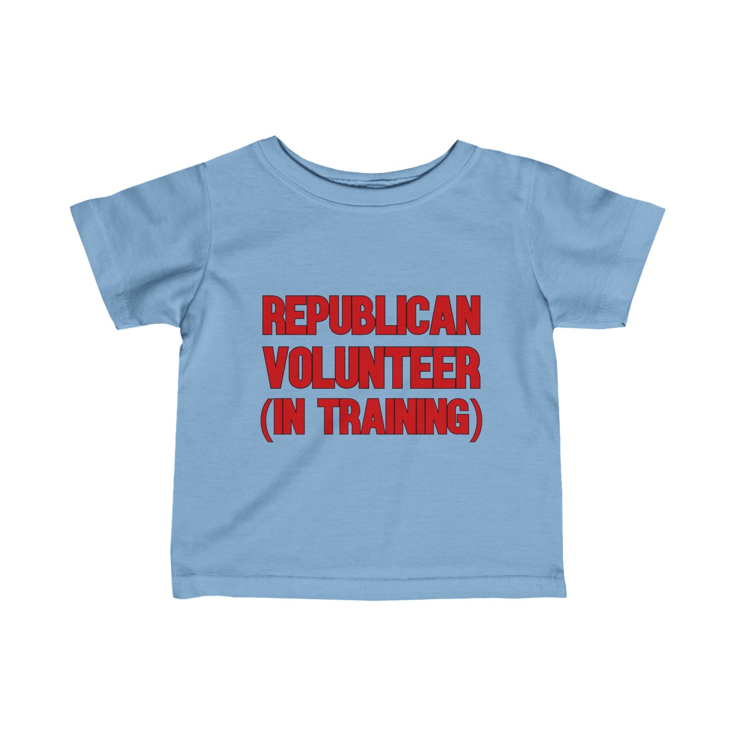 Republican Volunteer Unisex Toddler Tshirt (Red Logo) - Sweet Baby Jeez Teez