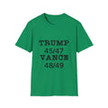 Trump/Vance Men's Tshirt (Black Logo) - Sweet Baby Jeez Teez