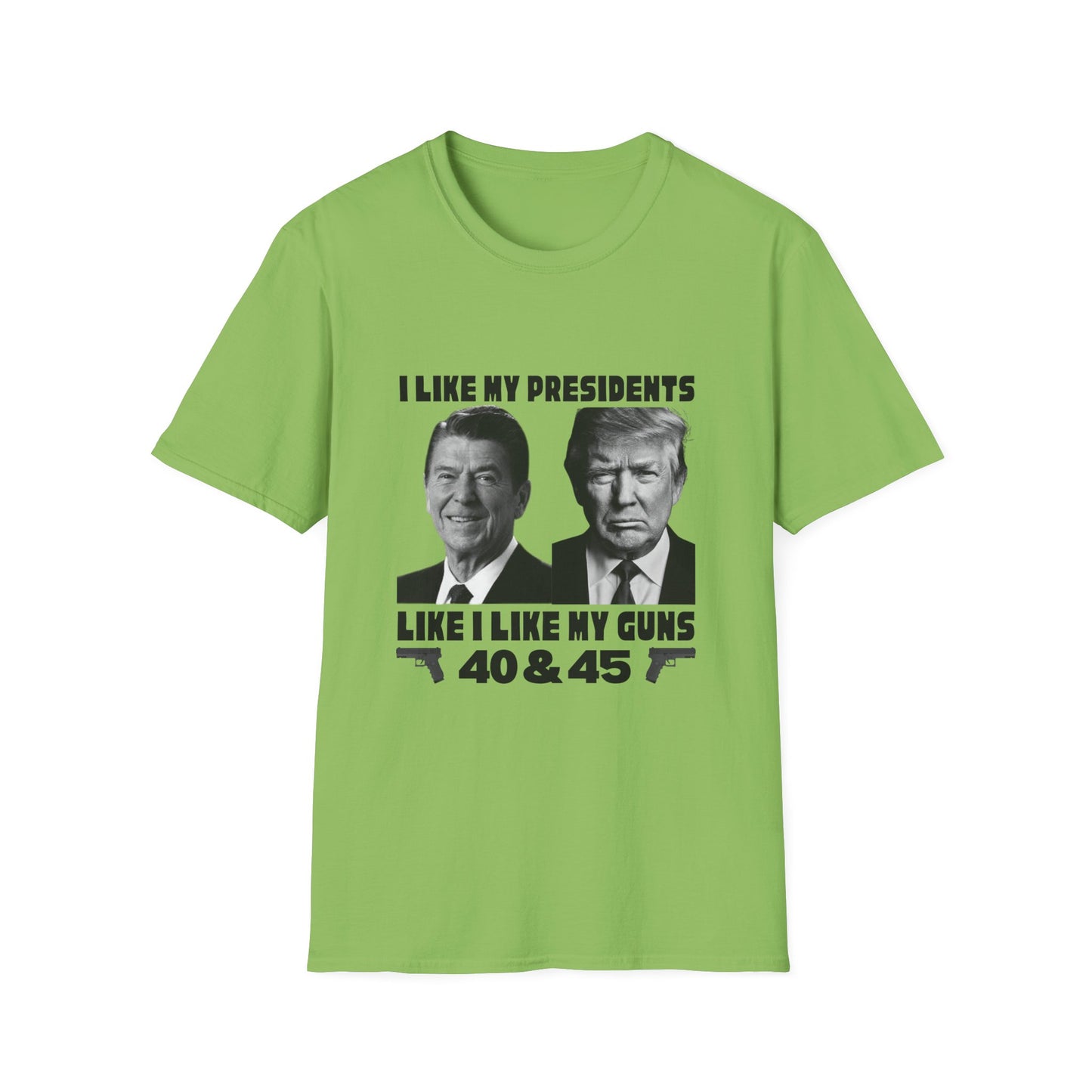 I Like My Presidents Men's Tshirt (Black Logo)