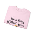 Life is Scary Women's Relaxed Sweatshirt - Sweet Baby Jeez Teez