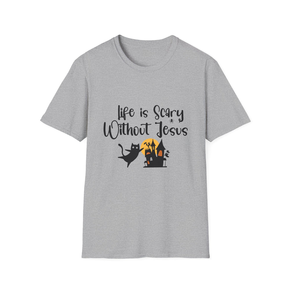 Life is Scary Men's Tshirt - Sweet Baby Jeez Teez