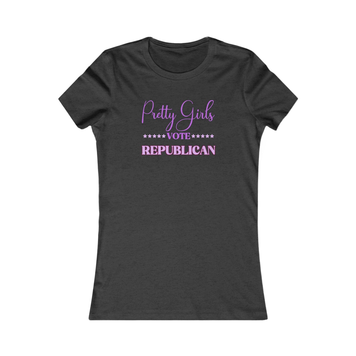 Pretty Girls Fitted Women's Tshirt (Purples Logo) - Sweet Baby Jeez Teez