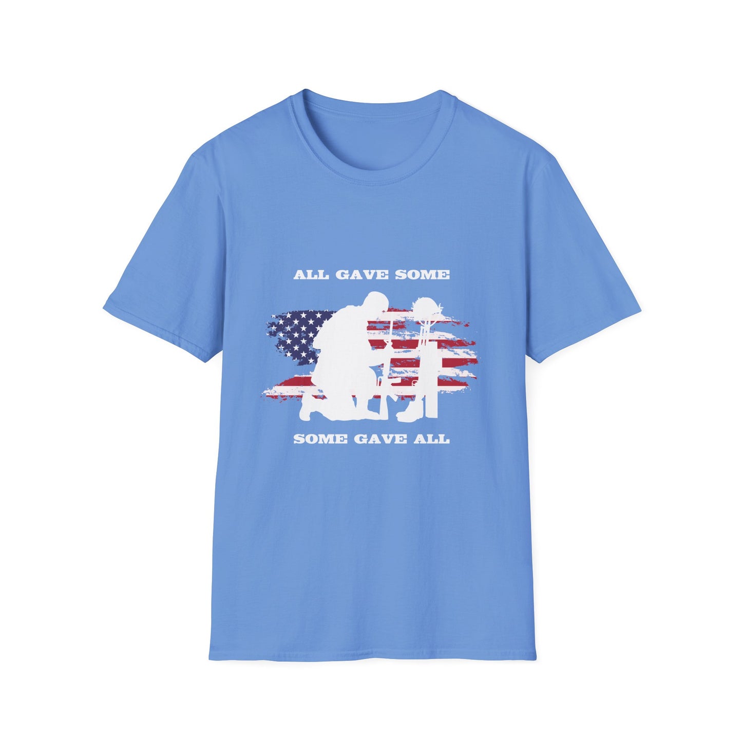 Some Gave All Women's Relaxed/Unisex Tshirt (MM White Logo) - Sweet Baby Jeez Teez