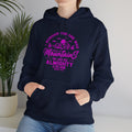 Mountains Women's Relaxed Hoodie (Hot Pink Logo) - Sweet Baby Jeez Teez