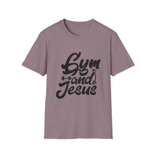 Gym and Jesus Women's Relaxed/Plus Tshirt (Black Logo)